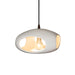 Justice Designs - CER-6440-BIS-DBRZ-BKCD - One Light Pendant - Radiance - Bisque