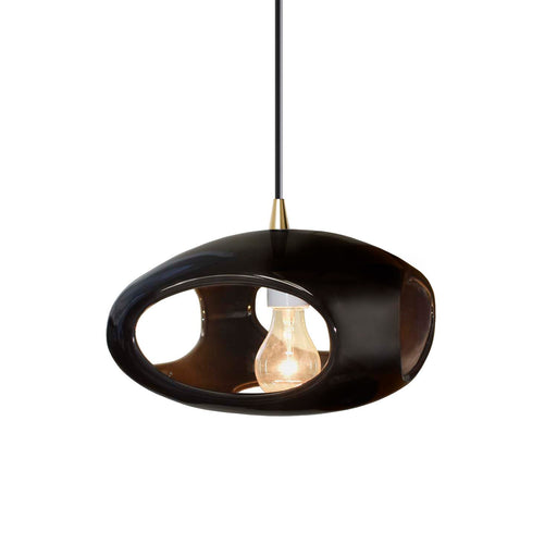 Radiance One Light Pendant Gloss Black