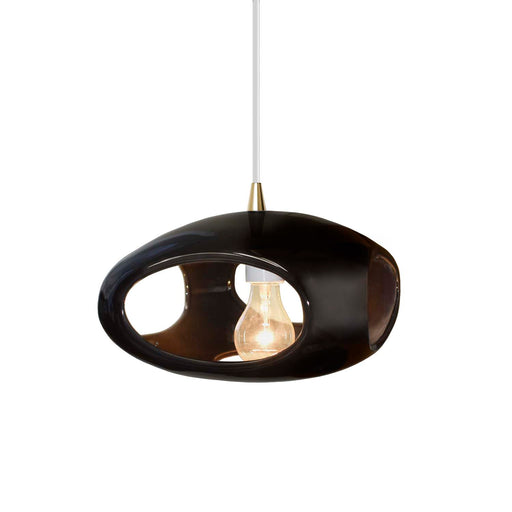 Radiance One Light Pendant Gloss Black