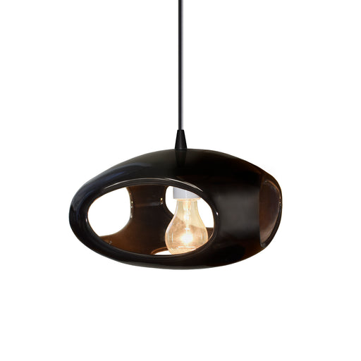 Radiance One Light Pendant Gloss Black