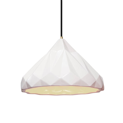 Radiance One Light Pendant Gloss White
