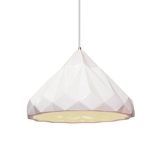 Radiance One Light Pendant Gloss White