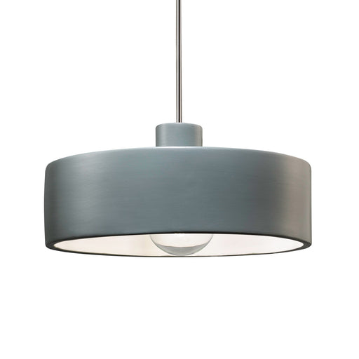Radiance One Light Pendant Pewter Green