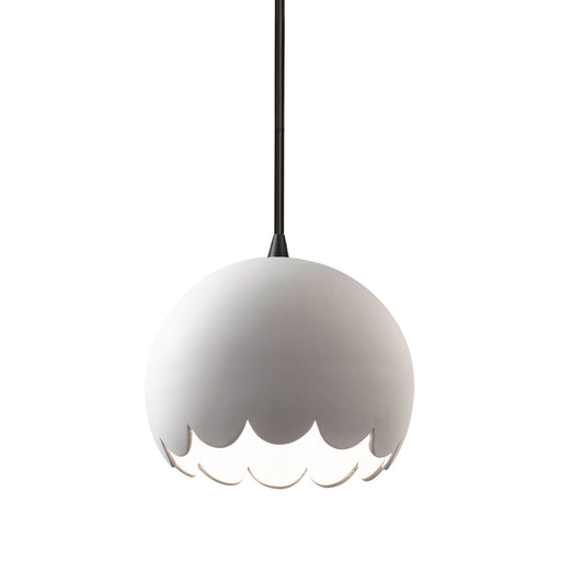 Radiance One Light Pendant Bisque