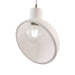 Justice Designs - CER-6480-BIS-NCKL-WTCD - One Light Pendant - Radiance - Bisque