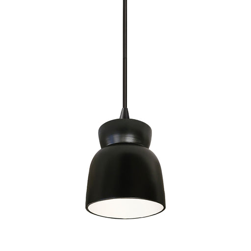 Radiance One Light Pendant Carbon - Matte Black