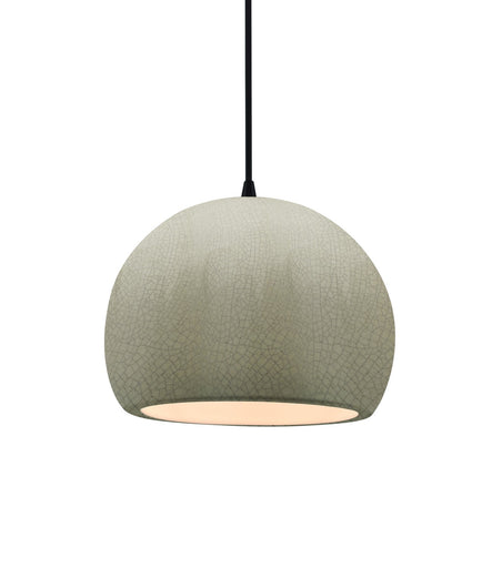 Radiance One Light Pendant Celadon Green Crackle