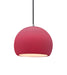 Justice Designs - CER-6530-CRSE-NCKL-BKCD - One Light Pendant - Radiance - Cerise