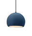 Justice Designs - CER-6530-MID-MBLK-BKCD - One Light Pendant - Radiance - Midnight Sky
