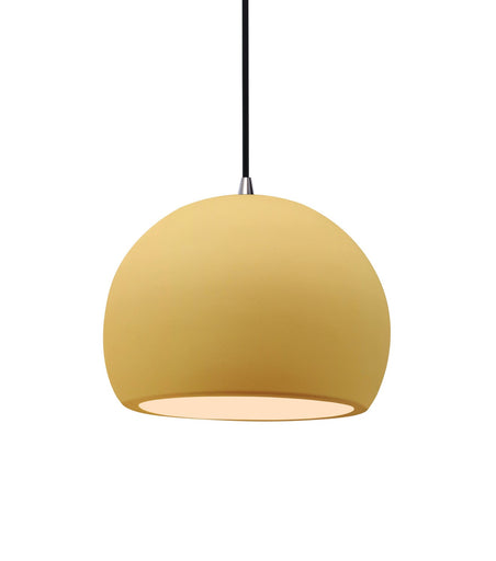 Radiance One Light Pendant Muted Yellow
