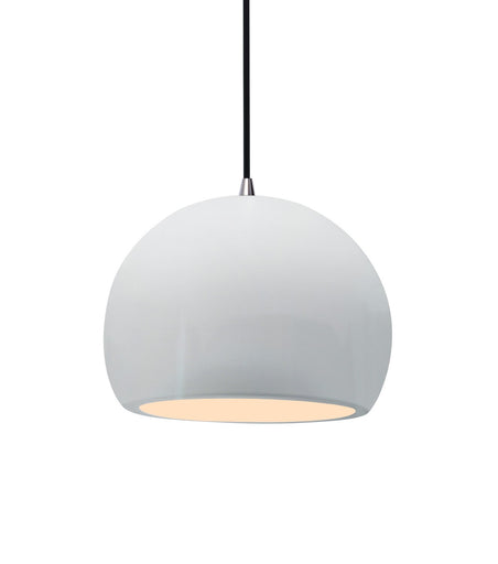 Radiance One Light Pendant Gloss White