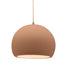 Justice Designs - CER-6533-ADOB-ABRS-BEIG-TWST - One Light Pendant - Radiance - Adobe