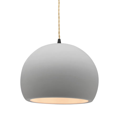 Radiance One Light Pendant Bisque