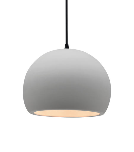 Radiance One Light Pendant Bisque