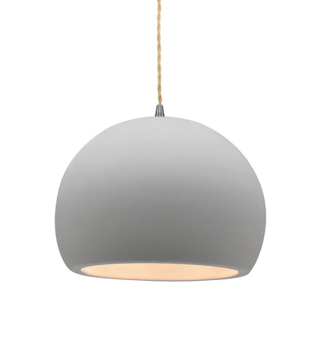 Radiance One Light Pendant Bisque