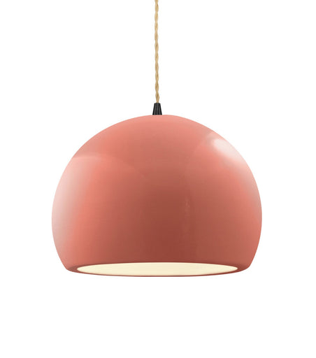Radiance One Light Pendant Gloss Blush