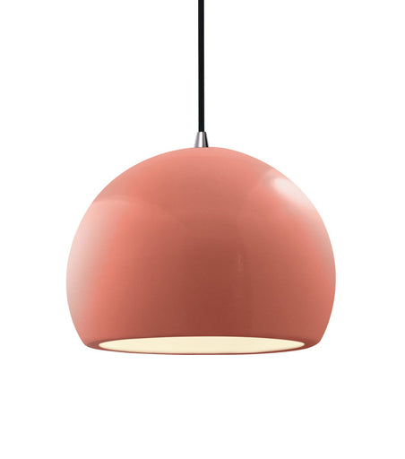 Radiance One Light Pendant Gloss Blush