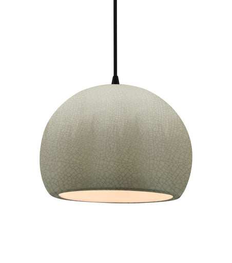 Radiance One Light Pendant Celadon Green Crackle