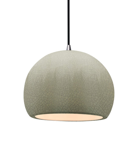 Radiance One Light Pendant Celadon Green Crackle