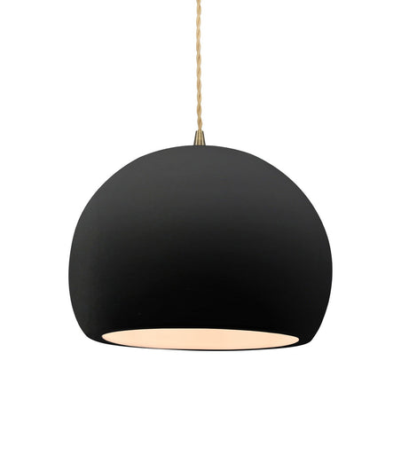 Radiance One Light Pendant Carbon - Matte Black