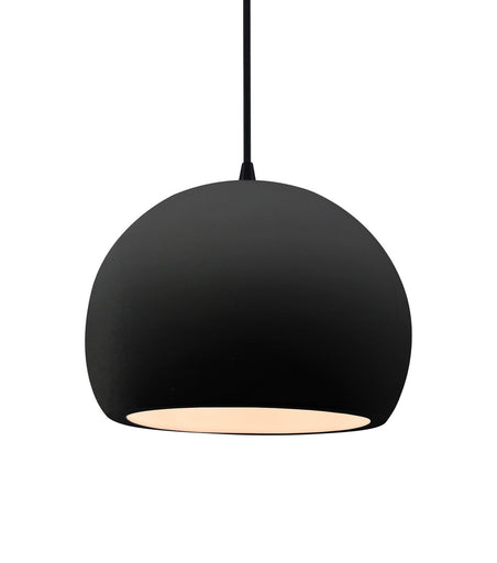 Radiance One Light Pendant Carbon - Matte Black