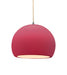 Justice Designs - CER-6533-CRSE-NCKL-BEIG-TWST - One Light Pendant - Radiance - Cerise