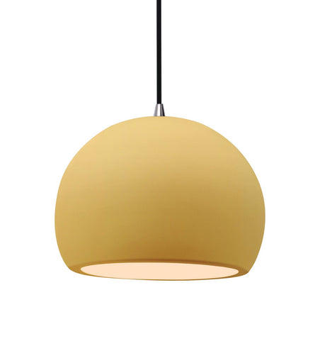 Radiance One Light Pendant Muted Yellow