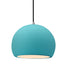 Justice Designs - CER-6533-RFPL-NCKL-BKCD - One Light Pendant - Radiance - Reflecting Pool