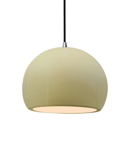 Justice Designs - CER-6533-VAN-NCKL-BKCD - One Light Pendant - Radiance - Vanilla (Gloss)