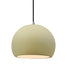 Justice Designs - CER-6533-VAN-NCKL-BKCD - One Light Pendant - Radiance - Vanilla (Gloss)