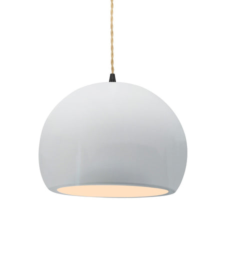 Radiance One Light Pendant Gloss White