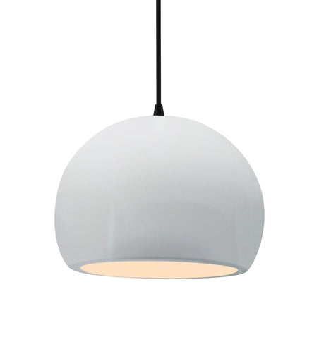 Radiance One Light Pendant Gloss White