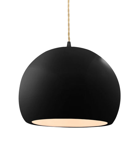 Radiance One Light Pendant Gloss Black