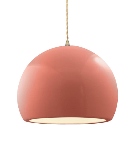 Radiance One Light Pendant Gloss Blush