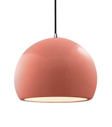 Radiance One Light Pendant Gloss Blush