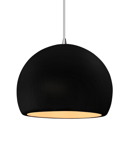 Radiance One Light Pendant Carbon - Matte Black