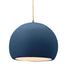 Justice Designs - CER-6535-MID-NCKL-BEIG-TWST - One Light Pendant - Radiance - Midnight Sky