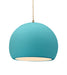 Justice Designs - CER-6535-RFPL-ABRS-BEIG-TWST - One Light Pendant - Radiance - Reflecting Pool