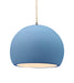 Justice Designs - CER-6535-SKBL-NCKL-BEIG-TWST - One Light Pendant - Radiance - Sky Blue