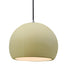 Justice Designs - CER-6535-VAN-NCKL-BKCD - One Light Pendant - Radiance - Vanilla (Gloss)