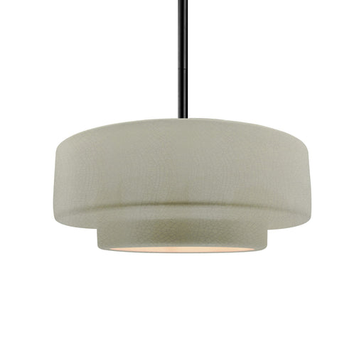 Radiance One Light Pendant Celadon Green Crackle