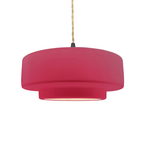 Radiance One Light Pendant Cerise