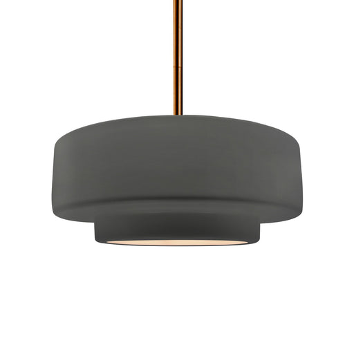 Radiance One Light Pendant Gloss Grey