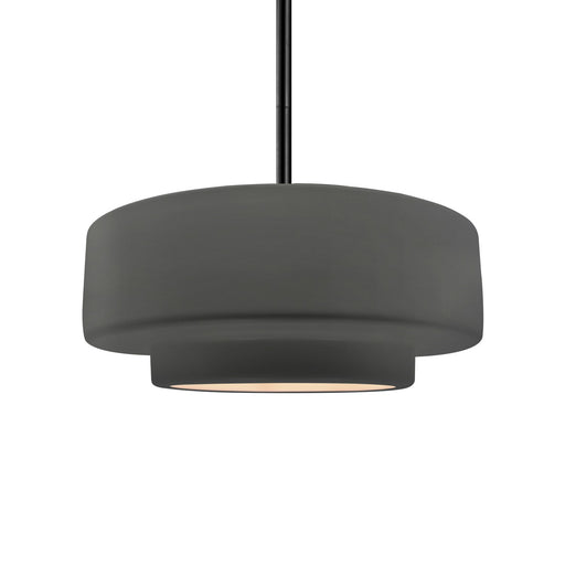 Radiance One Light Pendant Gloss Grey