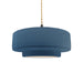 Justice Designs - CER-6543-MID-MBLK-BEIG-TWST - One Light Pendant - Radiance - Midnight Sky