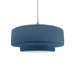 Justice Designs - CER-6543-MID-NCKL-BEIG-TWST - One Light Pendant - Radiance - Midnight Sky