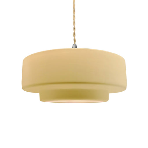 Radiance One Light Pendant Muted Yellow