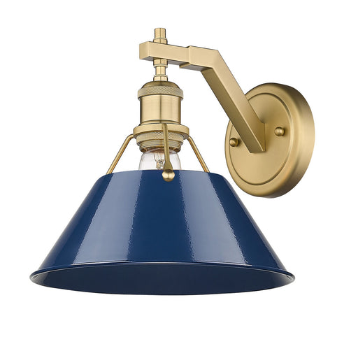 Golden - 3306-1W BCB-NVY - One Light Wall Sconce - Orwell BCB - Brushed Champagne Bronze