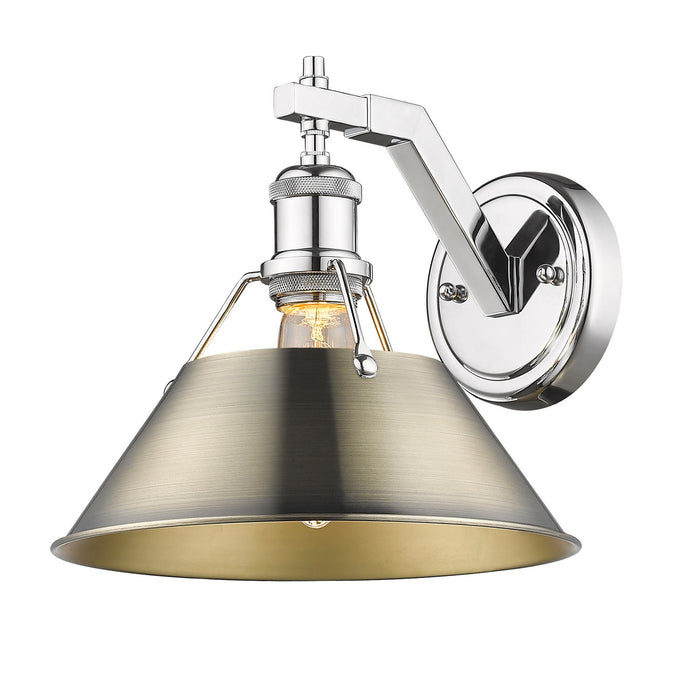 Golden - 3306-1W CH-AB - One Light Wall Sconce - Orwell CH - Chrome