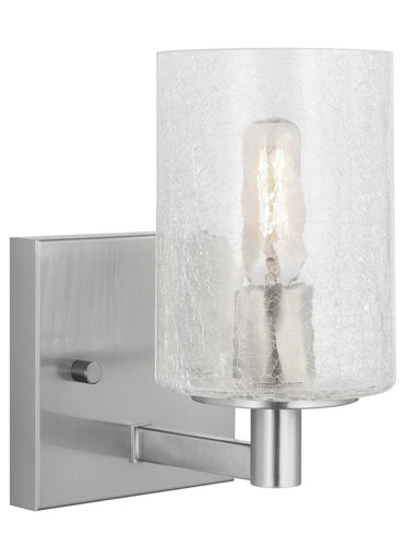 Parker One Light Wall / Bath Sconce Brushed Steel